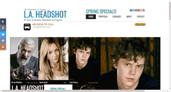 Desktop Screenshot of laheadshot.com